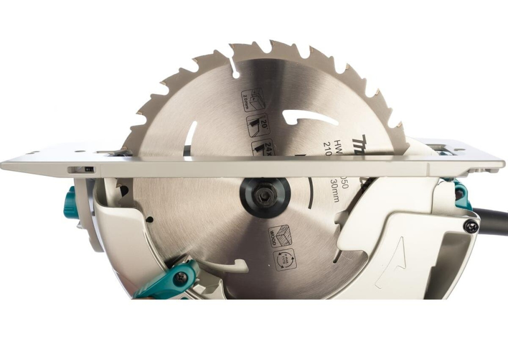 Пила дисковая Makita 5008MGJX2 1800 Вт, 5200 об\м, диск-ф 210х30 мм, рез - 75.5 мм, 4.8 кг, кор, подсветка + D-29050 (210x30x2x24T) Makpa