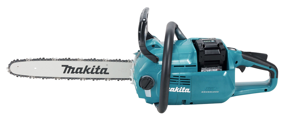 Пила цепная аккумуляторная Makita UC017GZ01 XGT 40v MAX, 1600 Вт, 18"/45 см, 3/8",1,3 мм, 25,5 м/с, безынстр., BL, WG, без акб и ЗУ