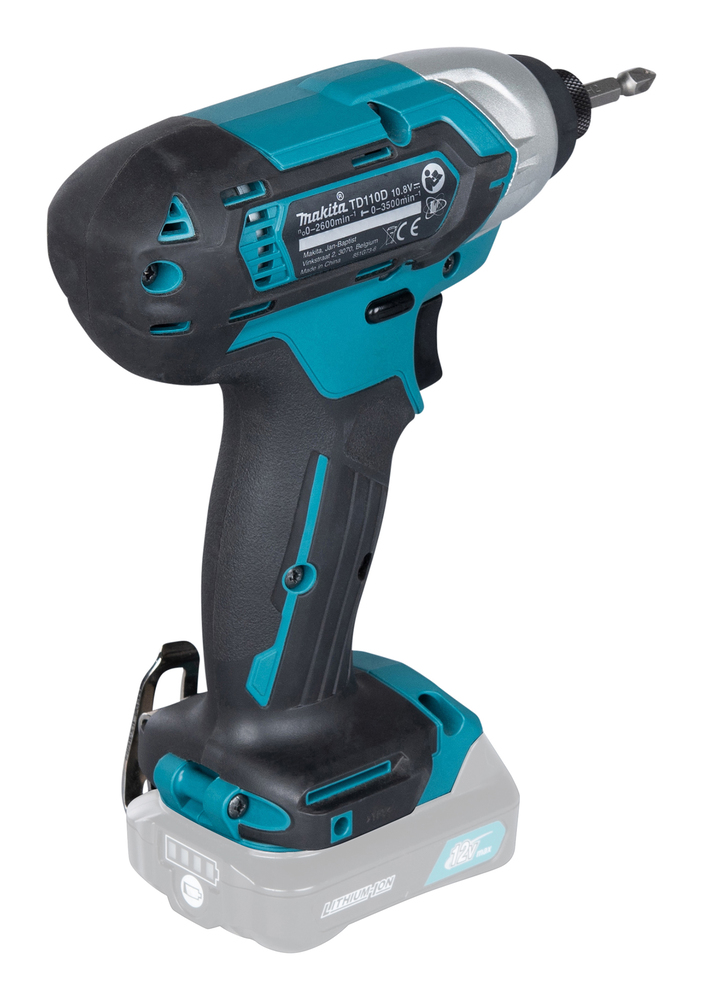 Шуруповерт ударный аккумуляторный Makita TD110DZ CXT 10.8В, 110 Нм, 2600 об/мин, без акб и ЗУ