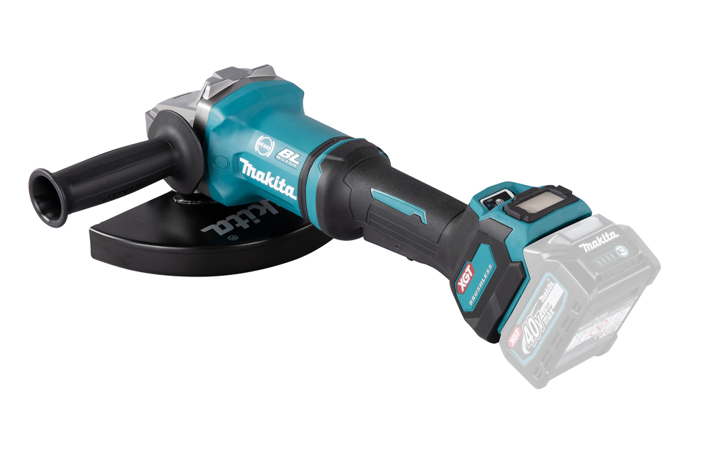 Угловая шлифмашина аккумуляторная Makita GA038GZ XGT BL 40В, 230 мм, 6600 об/мин, без акб и ЗУ