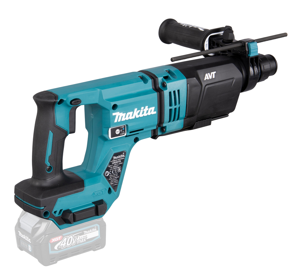 Перфоратор аккумуляторный Makita HR007GZ XGT 40В, 28 мм, 3,0 Дж, SDS-PLUS, без акб и ЗУ