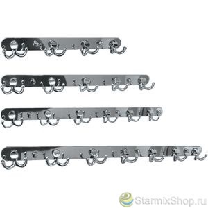 Крючки на планке 4 шт В8814