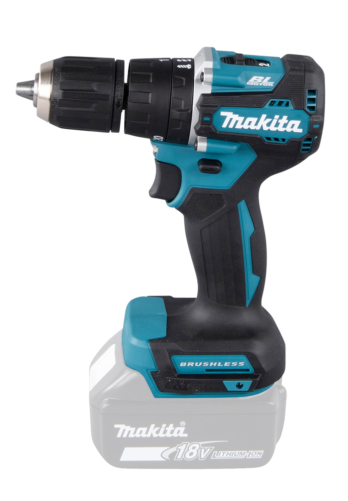 Ударная дрель-шуруповерт аккумуляторная Makita DHP487Z LXT 18В, 40 Нм, 1700 об/мин, без акб и ЗУ