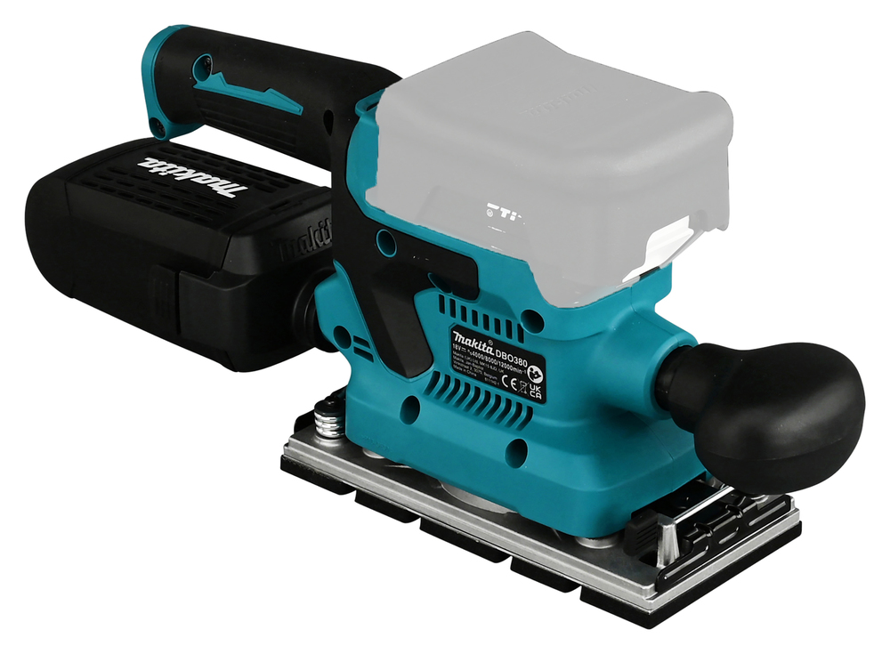 Вибрационная шлифмашина аккумуляторная Makita DBO380Z LXT 18В, 12000 об/мин, без акб и ЗУ