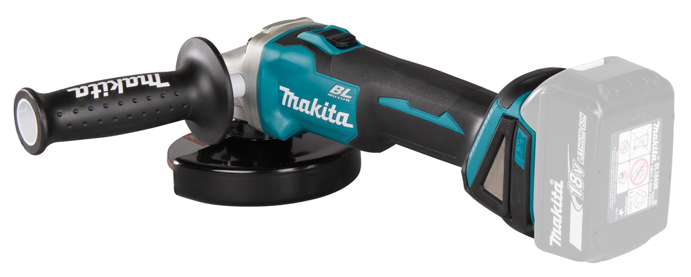 Угловая шлифмашина аккумуляторная Makita DGA506Z LXT 18В, 125 мм, 8500 об/мин, без акб и ЗУ