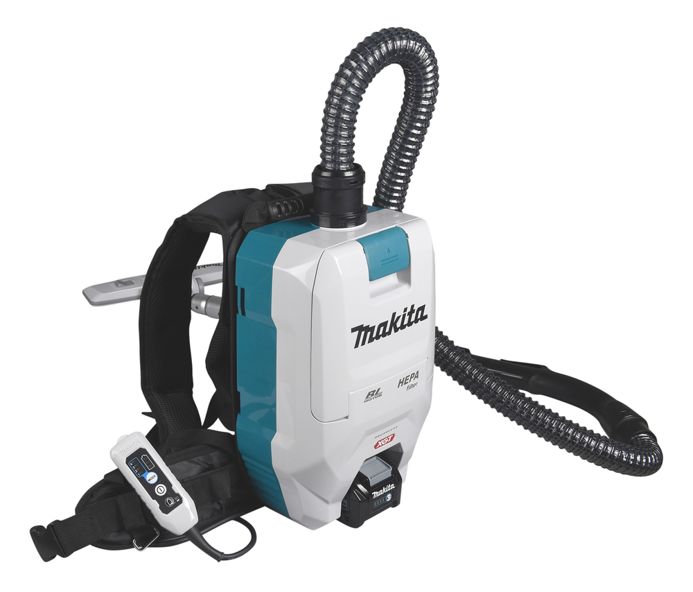 Ранцевый пылесос аккумуляторный Makita VC008GZ XGT 40 В, 18 кПа, 2 л, без акб и ЗУ