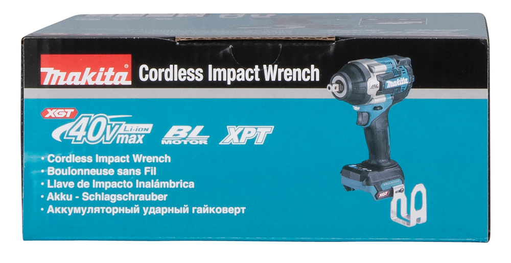 Гайковерт ударный аккумуляторный Makita TW007GZ XGT 40В, 1/2\", 750 Нм, 0 – 2300 об/мин, без акб и ЗУ