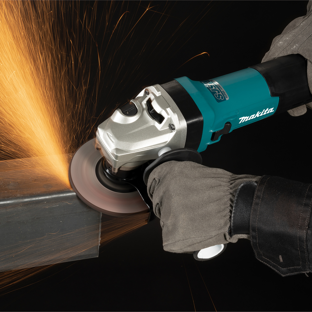 Угловая шлифовальная машина электрическая Makita GA5091X01 1900 Вт, 125 мм, 2800-11500 об/мин