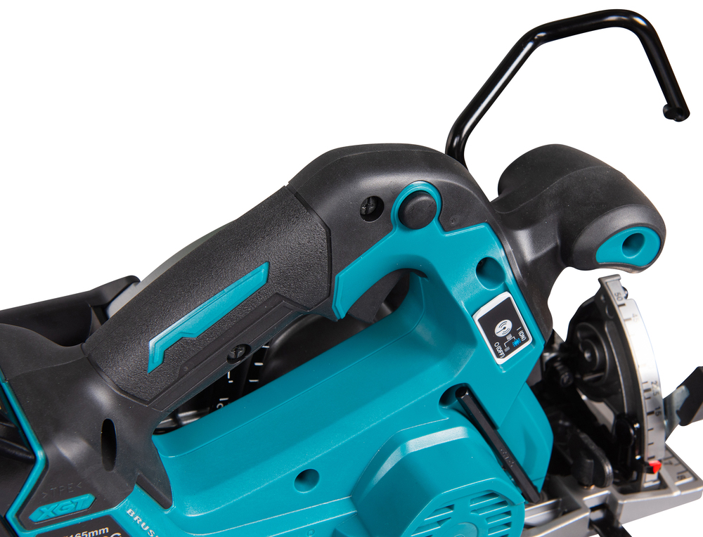 Пила дисковая аккумуляторная Makita HS012GZ XGT BL 40В, диск 165 мм, посадочное отверстие 20 мм, макс рез 41/57 мм, без акб и ЗУ