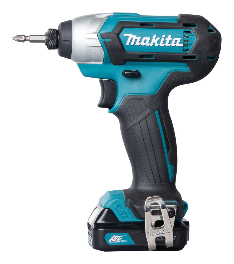 Шуруповерт ударный аккумуляторный Makita TD110DWAE CXT 10.8В, 2х2.0 Ач, 110 Нм, 2600 об/мин