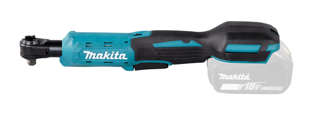 Угловой гайковерт трещетка аккумуляторный Makita DWR180Z LXT 18В, 3/8\" и 1/4\", 47.5 Нм, 0 – 800 об/мин, без акб и ЗУ