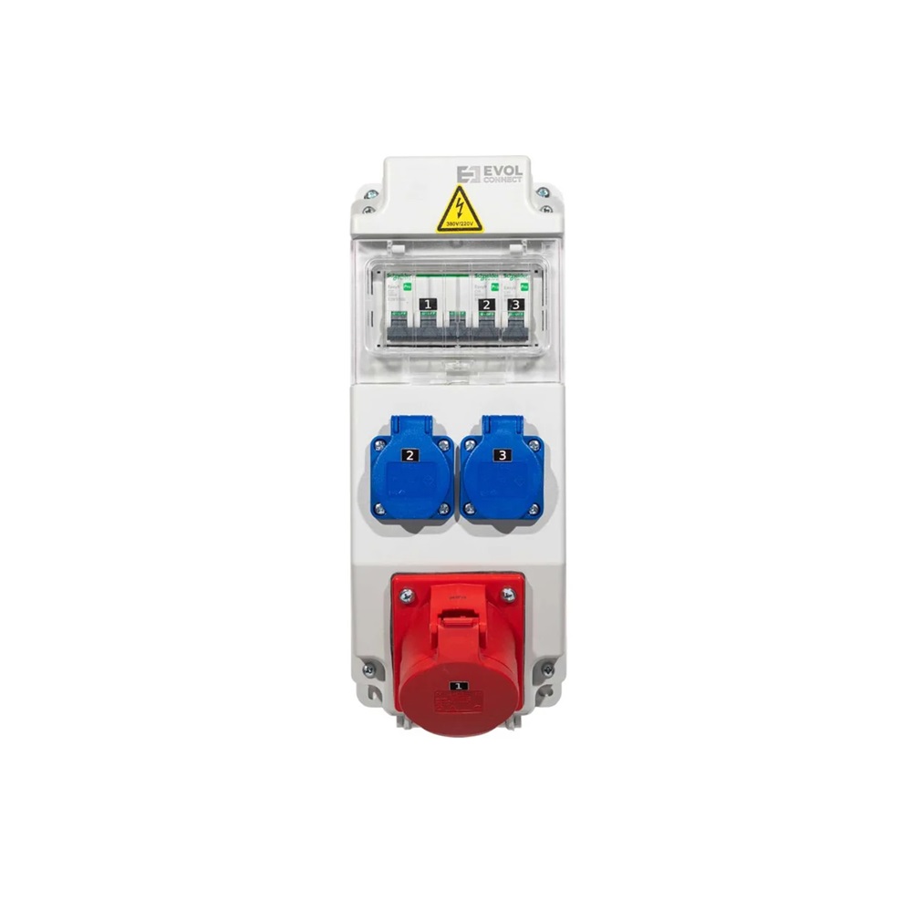Навесной щит с розетками 220В + 380В  EVOL COMBOX 5 0101-003-1