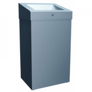 Корзина для мусора с конусным отверстием металлическая MERIDA STELLA PLUS (матовая) 47 л. KSM102