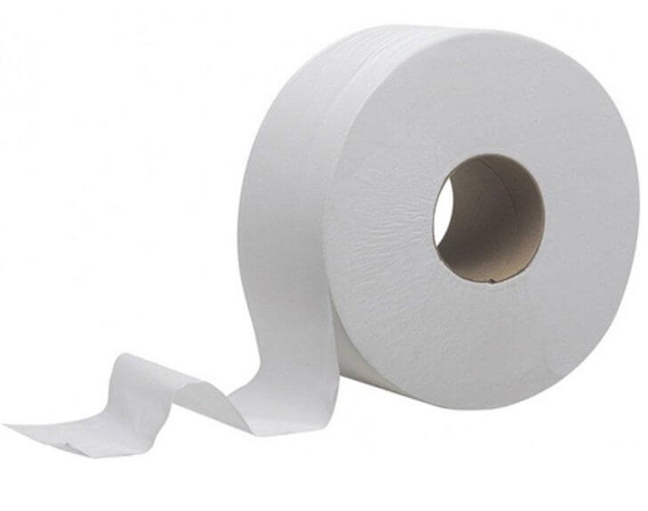 Туалетная бумага в больших рулонах Kimberly-Clark UNBRANDED Midi Jumbo 8002, однослойная