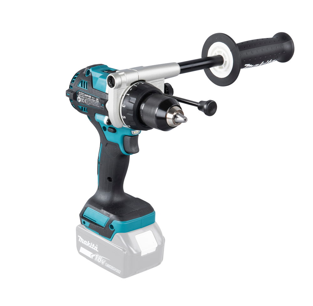 Ударная дрель-шуруповерт аккумуляторная Makita DHP486Z LXT 18В, 130 Нм, 2100 об/мин, без акб и ЗУ
