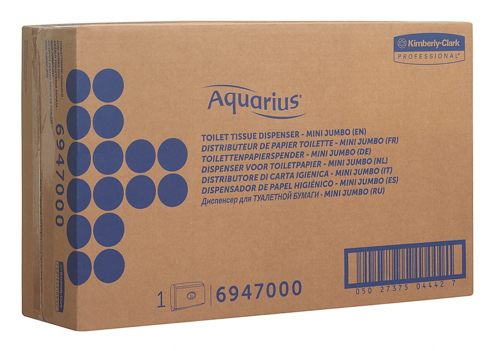 Диспенсер для туалетной бумаги в больших рулонах Kimberly-Clark Aquarius 6947