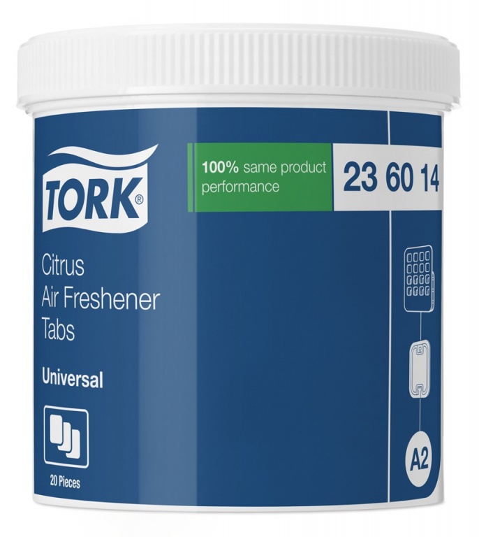 236014 Tork Universal твердый освежитель воздуха с цитрусовым ароматом