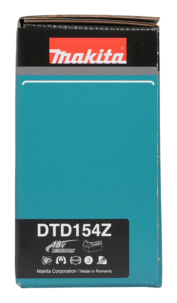 Шуруповерт ударный аккумуляторный Makita DTD154Z LXT 18В, 1/4\", 175 Нм, 3600 об/мин, без акб и ЗУ