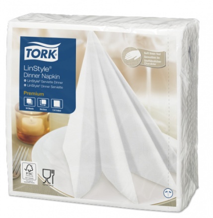 Tork LinStyle салфетки 39×39