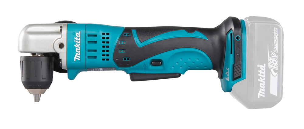 Угловая дрель безударная аккумуляторная Makita DDA351Z LXT 18В, 13,5 Нм, 0 – 1800 об/мин, без акб и ЗУ