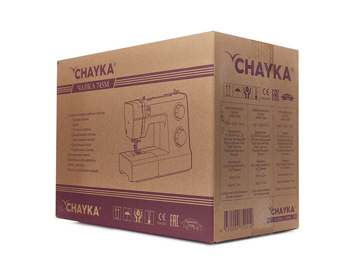 Электромеханическая швейная машина CHAYKA ЧАЙКА 745М