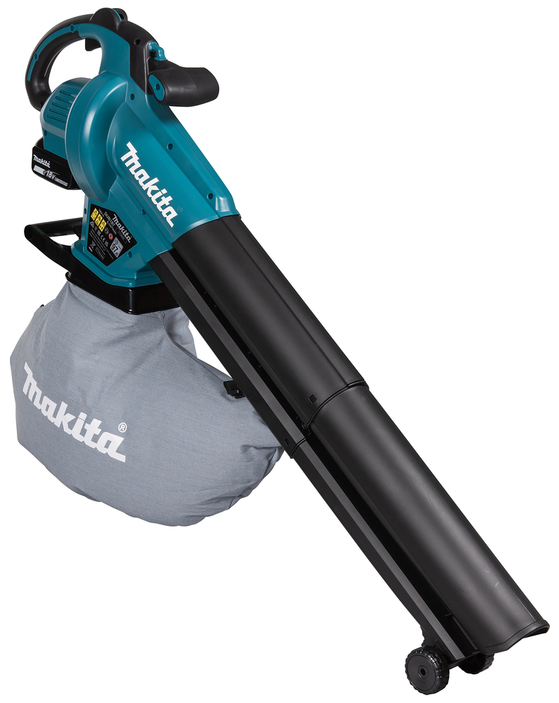 Аккумуляторная воздуходувка Makita DUB187Z LXT BL 18В, 4,2 м³/мин, 64 м/с, мешок 25л, XPT, без акб и З/У
