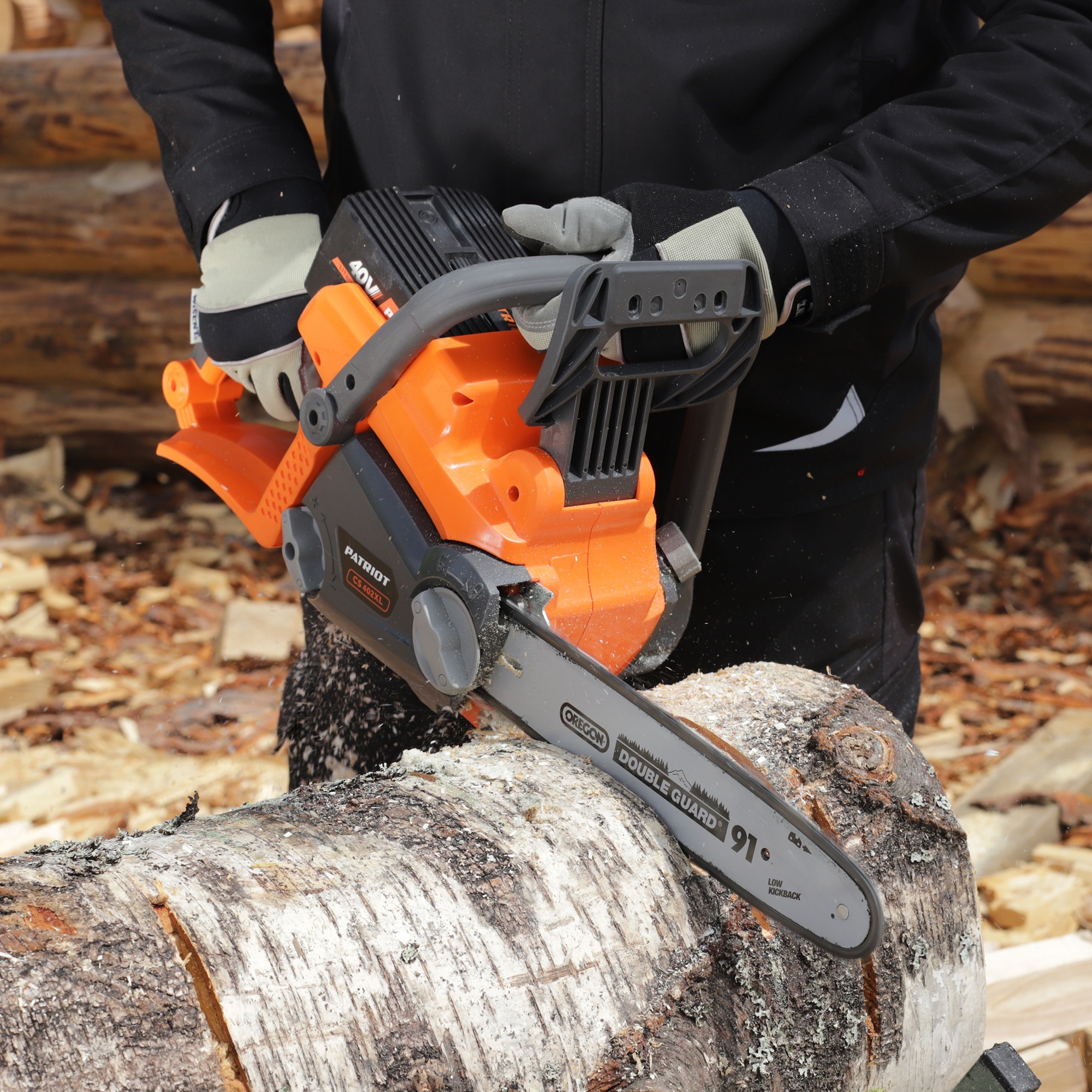 Пила цепная аккумуляторная PATRIOT СS 402XL 40В 2,5Ач