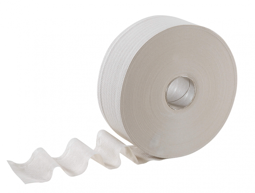 Туалетная бумага в больших рулонах Kimberly-Clark UNBRANDED Midi Jumbo 8002, однослойная