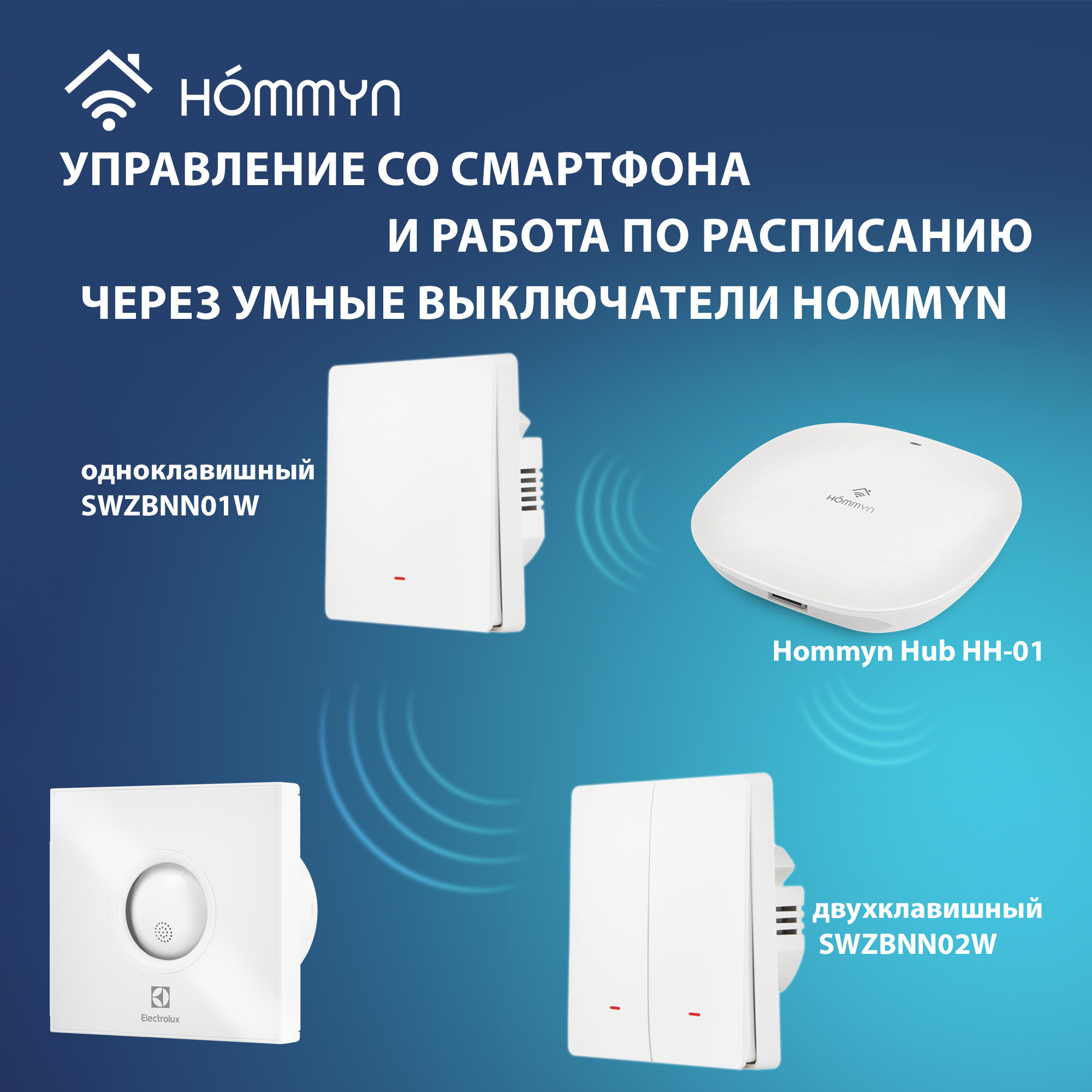 Вентилятор вытяжной Electrolux серии Rainbow EAFR-100 white