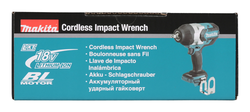 Аккумуляторный ударный гайковерт Makita DTW1001Z LXT 18В, 3/4\", 1 050 Нм, 0 – 1 800 об/мин, без акб и З/У