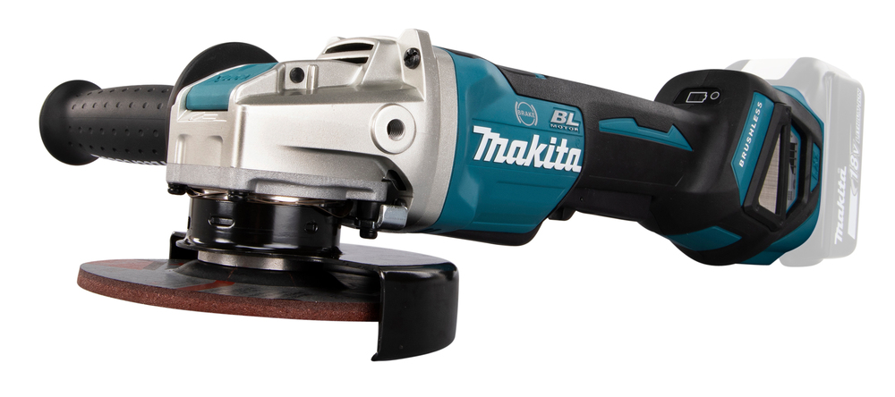Угловая шлифмашина аккумуляторная с системой крепления диска X-Lock Makita DGA519Z LXT 18В, 125 мм, 3000 - 8500 об/мин, без акб и ЗУ