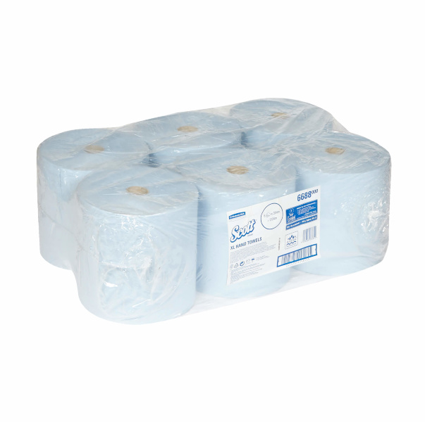 Бумажные полотенца в рулонах Kimberly-Clark Scott XL 6688