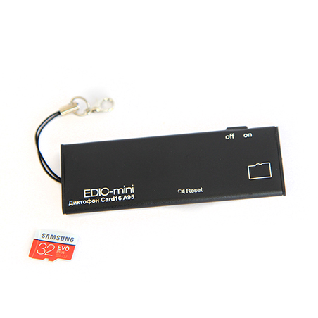 Цифровой диктофон EDIC-mini CARD16 A95
