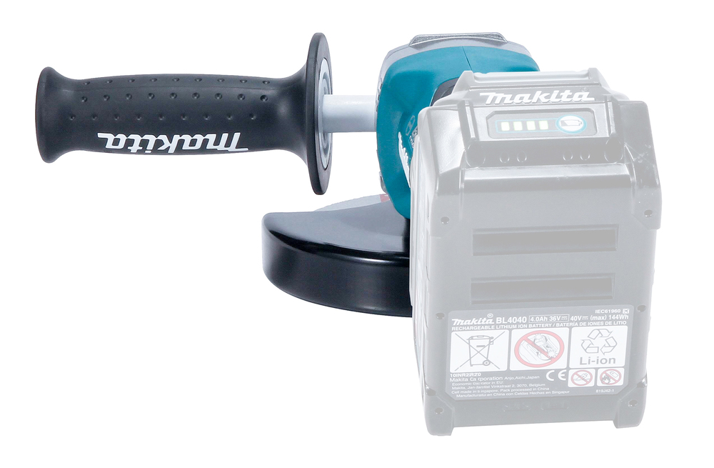 Угловая шлифмашина аккумуляторная Makita GA036GZ XGT BL 40В, 150 мм, 8500 об/мин, без акб и ЗУ