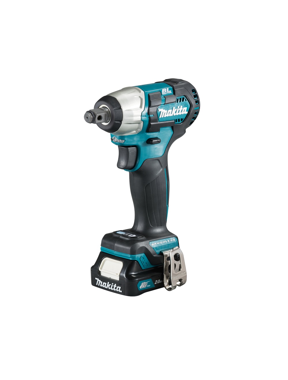 Гайковерт ударный аккумуляторный Makita TW161DWAE CXT 12В, 2х2.0 Ач, 1/2\", 165 Нм, 0 – 2400 об/мин