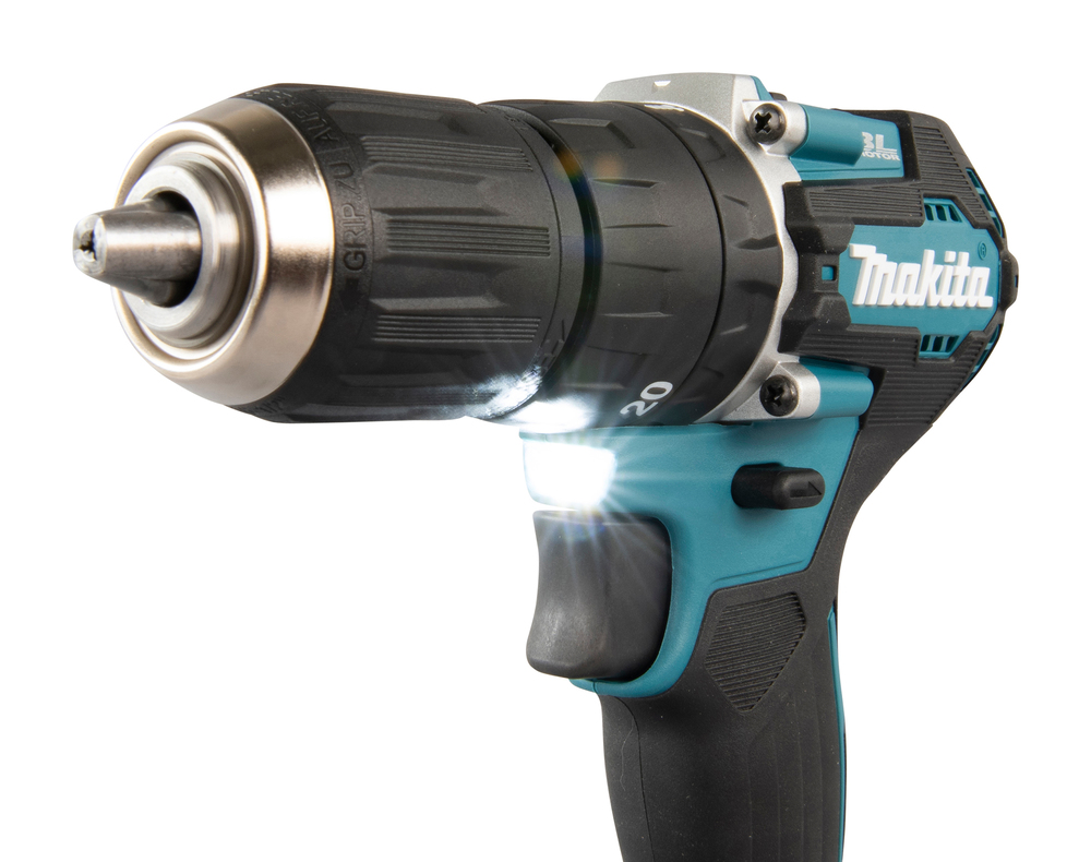 Ударная дрель-шуруповерт аккумуляторная Makita DHP487Z LXT 18В, 40 Нм, 1700 об/мин, без акб и ЗУ