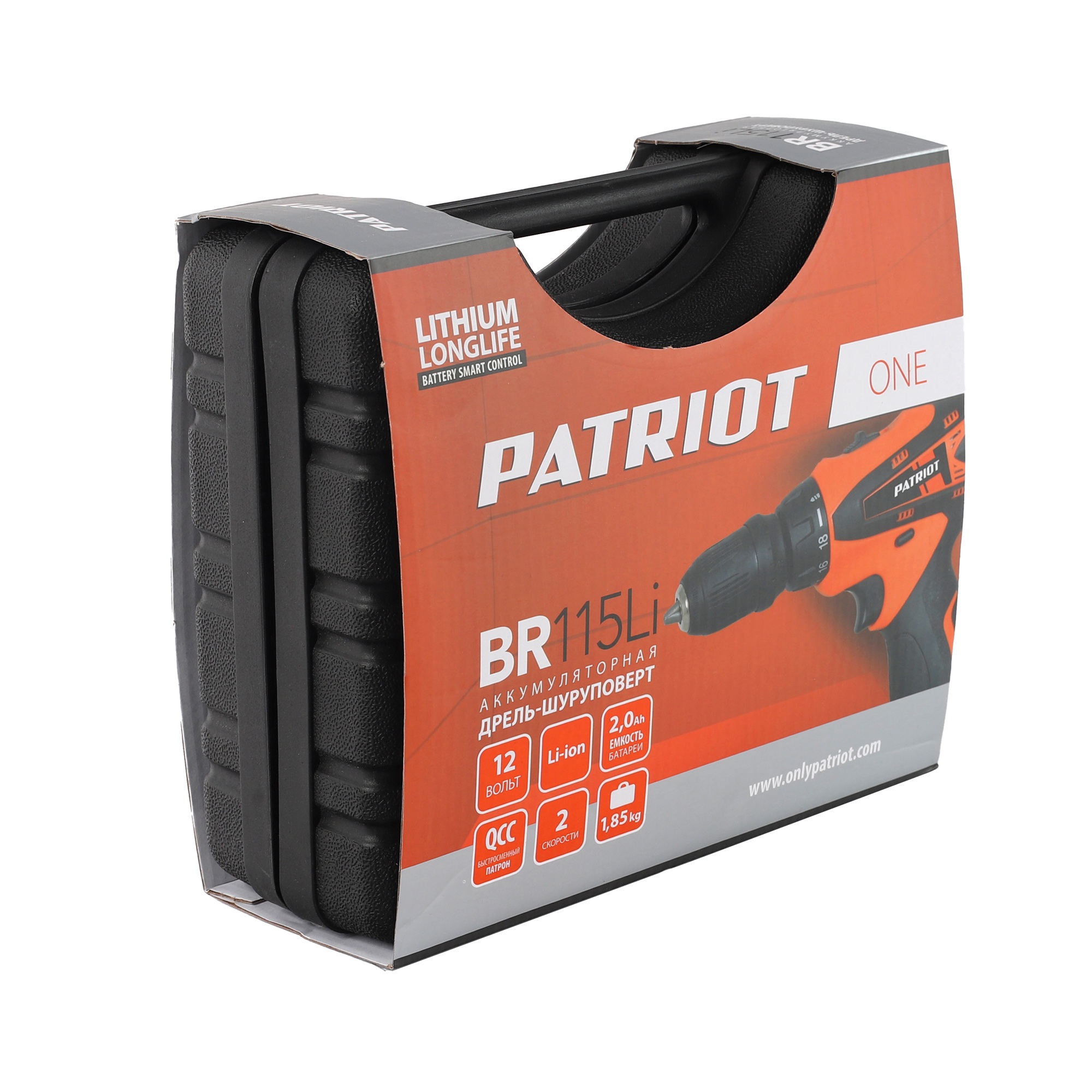 Дрель-шуруповерт аккумуляторная PATRIOT BR 115Li