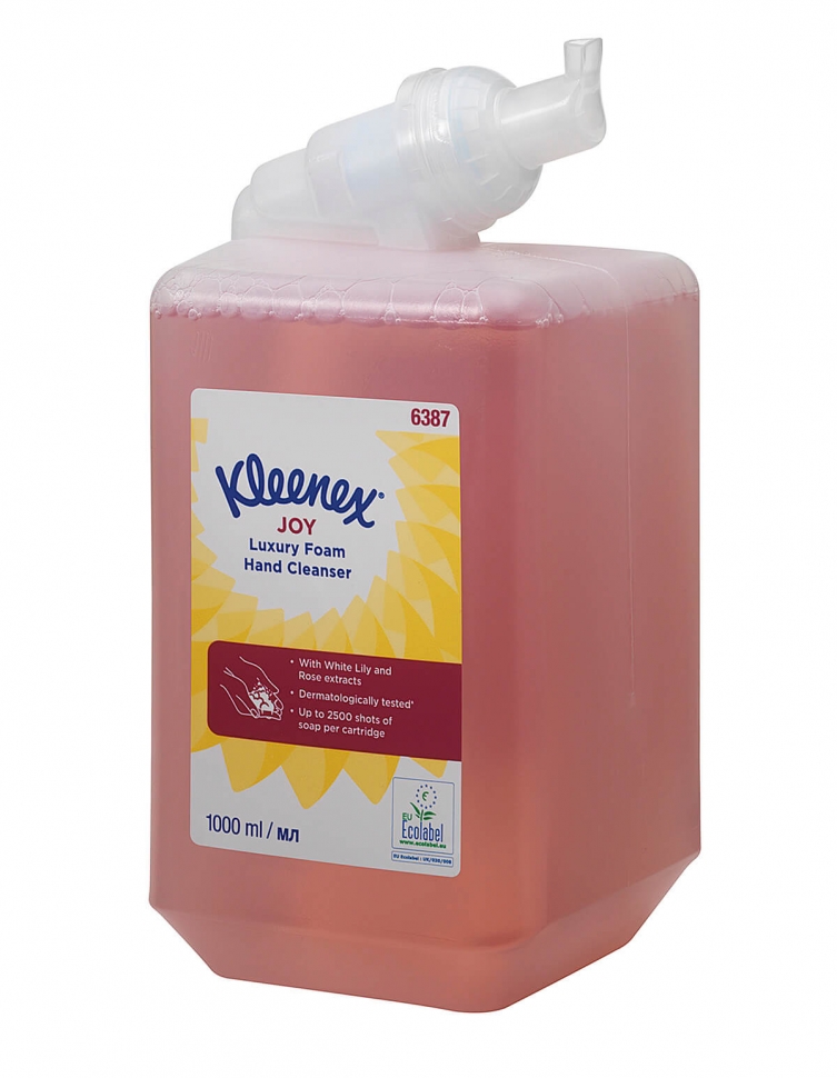 Жидкое мыло Kimberly-Clark Kimcare пенное в кассетах Kleenex JOY Luxury 6387