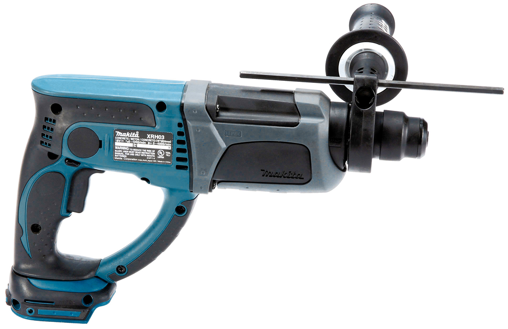 Перфоратор аккумуляторный Makita DHR202RFE LXT 18В, 2х3.0 Ач, 20 мм, 1,9 Дж, SDS-PLUS