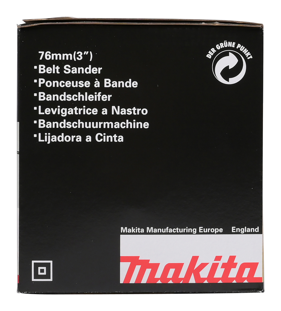 Ленточная шлифовальная машина электрическая  Makita 9911 650 Вт, 75 – 270 м/мин, 76 мм