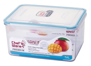 Тритановый контейнер с замками BPA FREE FL-072 7.4 л