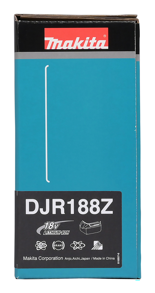 Пила сабельная аккумуляторная Makita DJR188Z 18В, 0 – 3000 об/мин, 20 мм, без акб и ЗУ