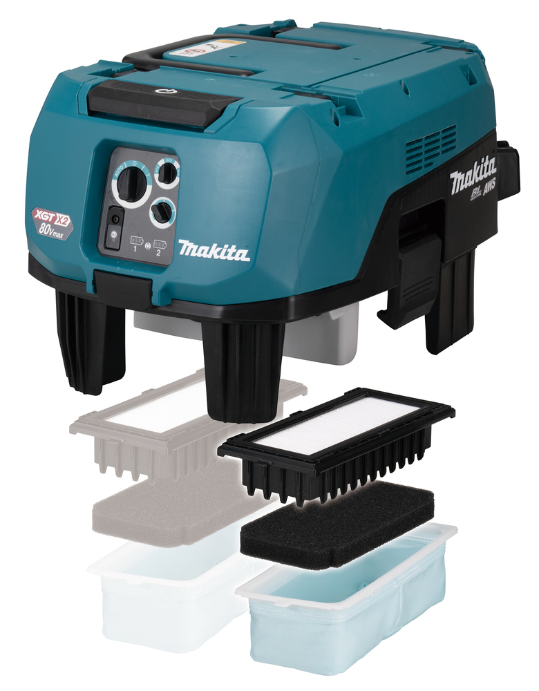 Пылесос аккумуляторный Makita VC006GMZ01 XGT BL 72В, 18кПа, 30/40л, без акб и ЗУ