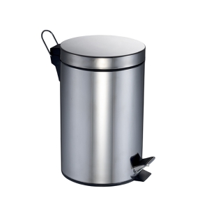 Корзина с педалью MERIDA CLASSIC металлическая матовая (12 л.) KIM410