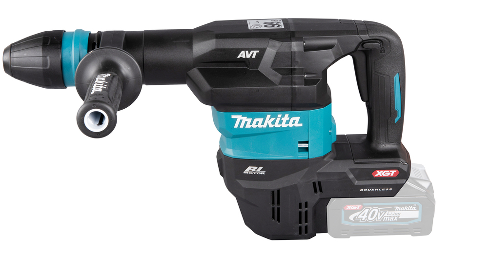 Отбойный молоток аккумуляторный Makita HM001GZ02 XGT 40 В, 9,4 Дж, SDS-MAX, без акб и ЗУ