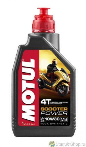 Моторное масло MOTUL Scooter Power 4T MB 10W30 (1 л.)