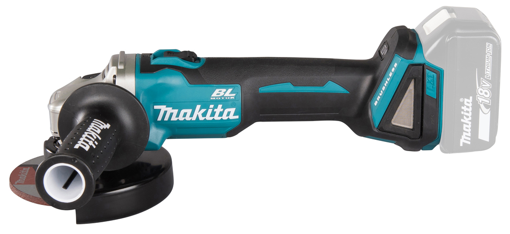 Угловая шлифмашина аккумуляторная Makita DGA506Z LXT 18В, 125 мм, 8500 об/мин, без акб и ЗУ