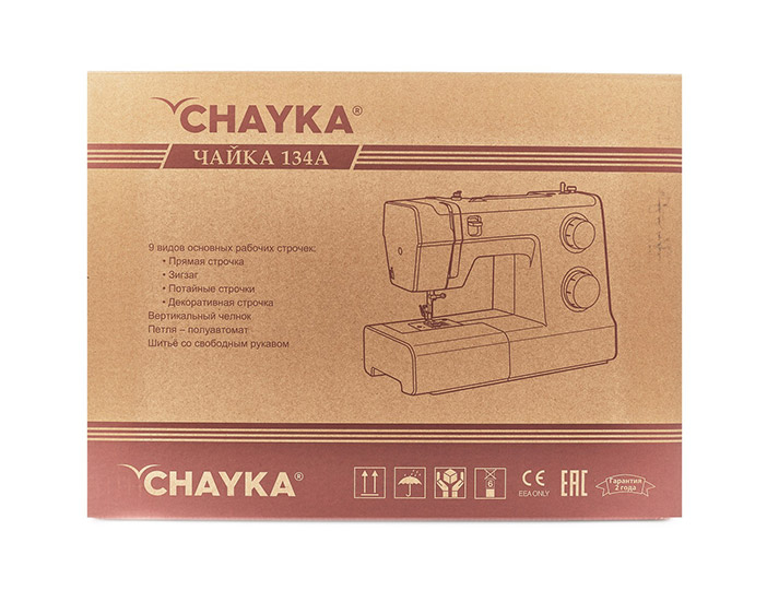 Электромеханическая швейная машина CHAYKA модель ЧАЙКА 134А