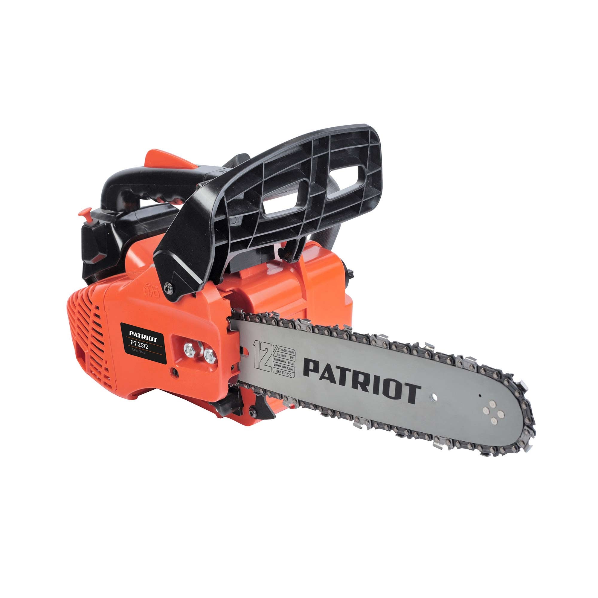 Пила цепная бензиновая PATRIOT PT 2512, 1.3 л.с.