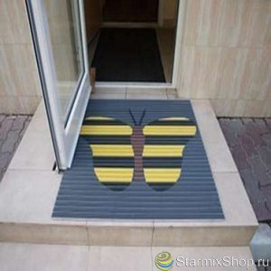 Грязезащитные покрытия из алюминиевого профиля с логотипом